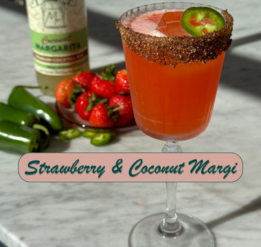 Our fave Strawberry & Coconut Margarita