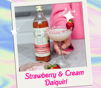 Strawberries & Cream Daiquiri Cocktail Recipe