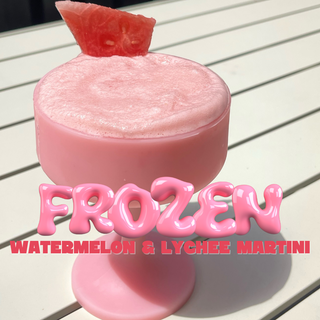 The Viral FROZEN Lychee & Watermelon Martini