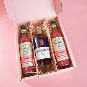 Plum Gin Cosmo Gift Pack - Booze Included!